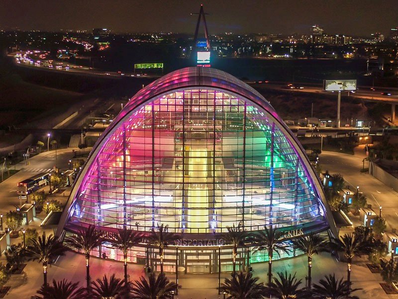 Anaheim Transportation Aerial Photo